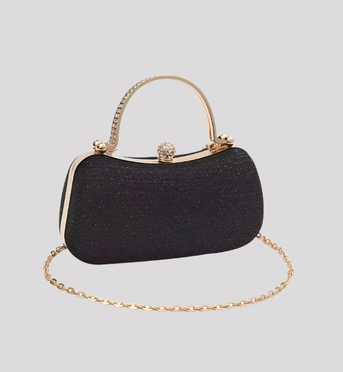 Diamonte Encrusted Double Handle Clutch, available in 5 colours