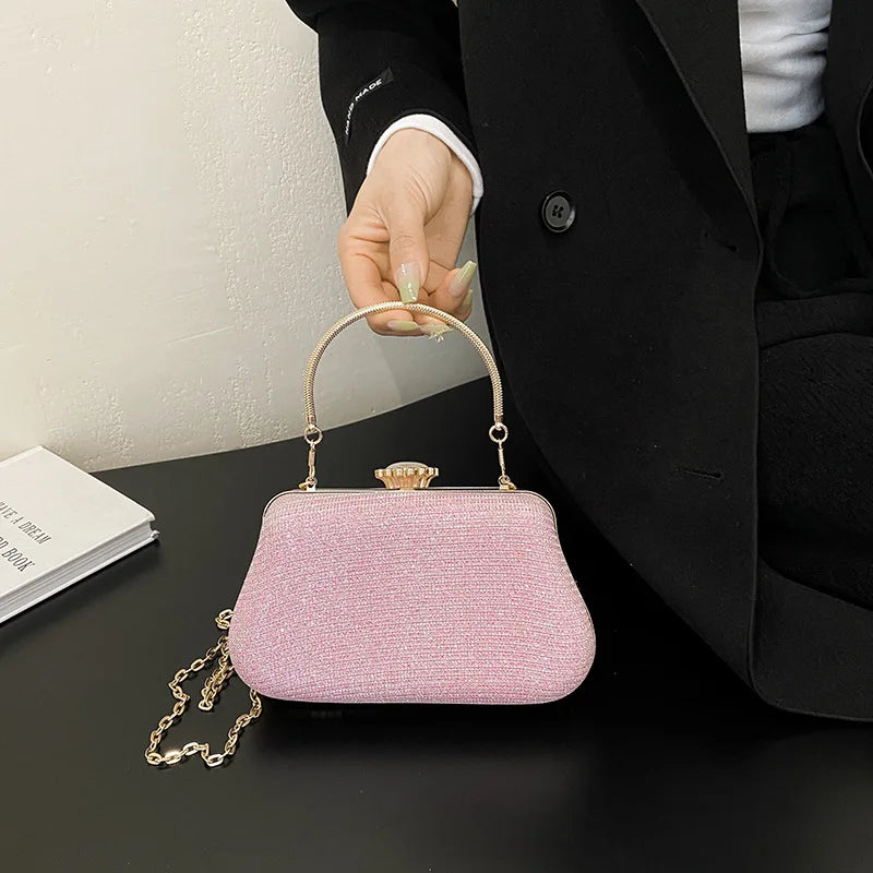 Glitter Clutch/Hand Bag Available in 4 Colours