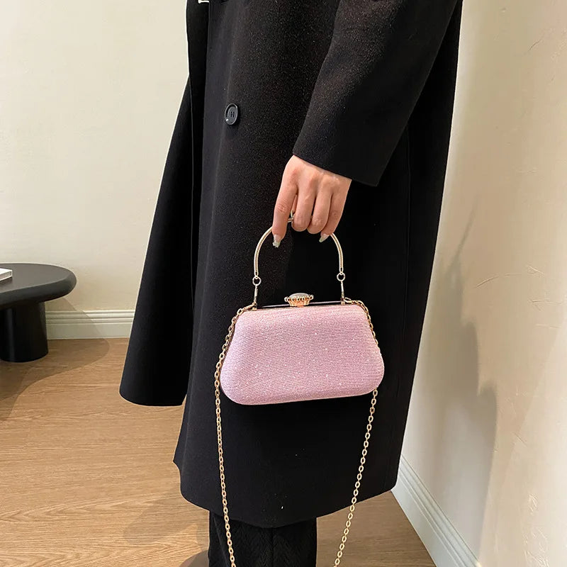 Glitter Clutch/Hand Bag Available in 4 Colours