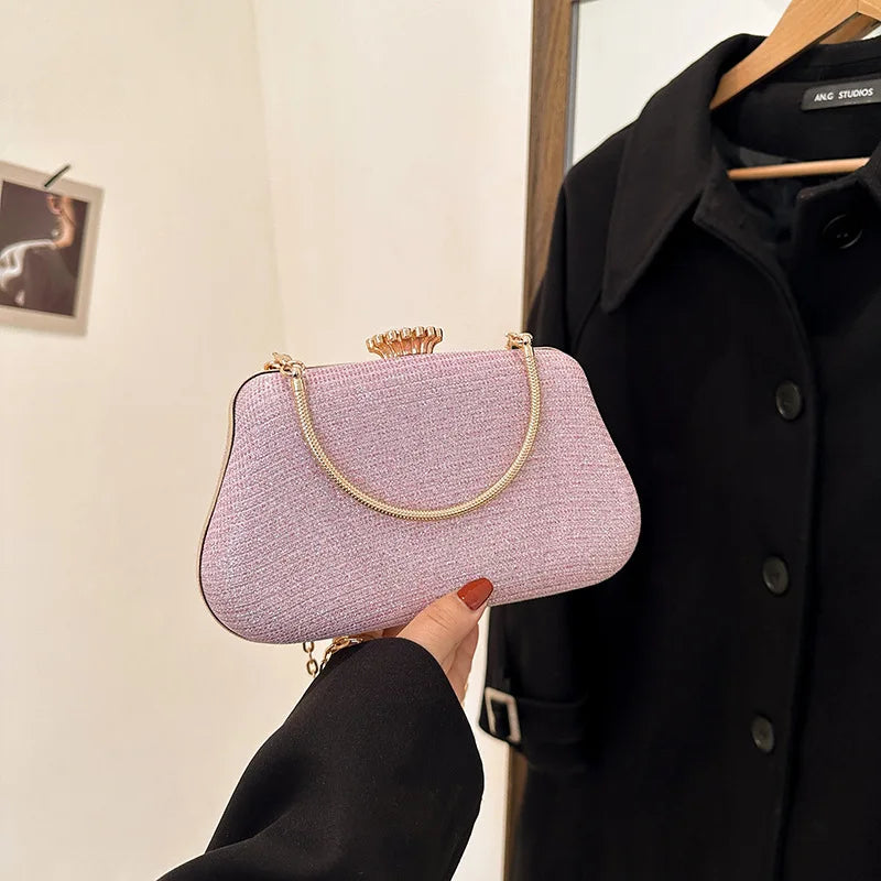 Glitter Clutch/Hand Bag Available in 4 Colours