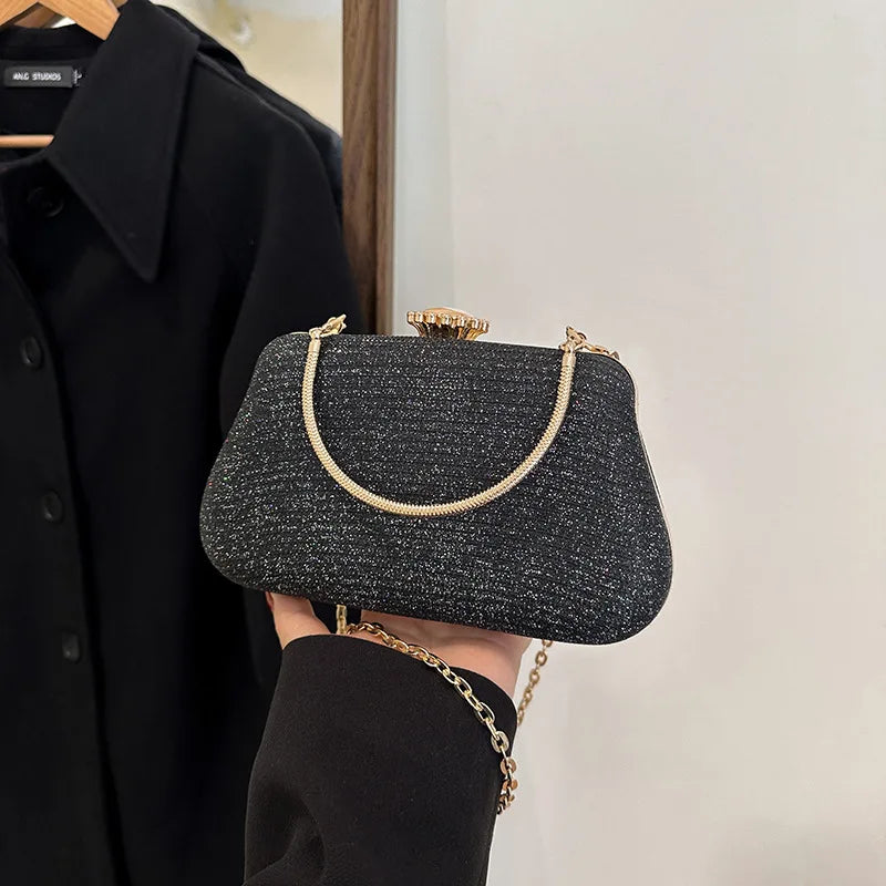 Glitter Clutch/Hand Bag Available in 4 Colours