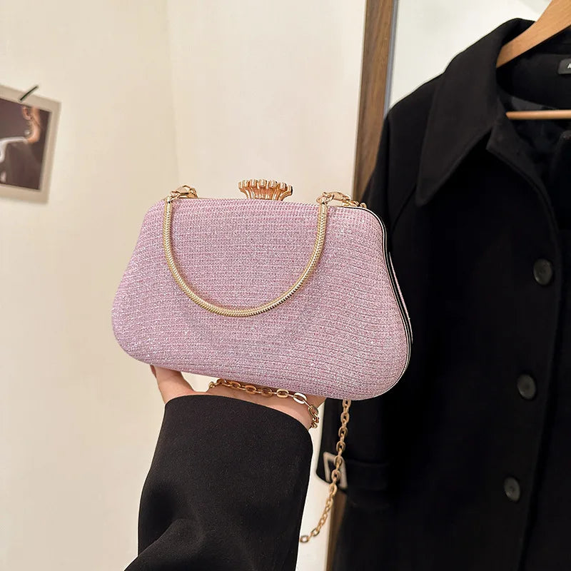Glitter Clutch/Hand Bag Available in 4 Colours