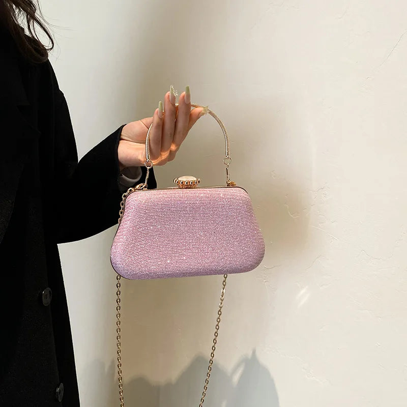 Glitter Clutch/Hand Bag Available in 4 Colours