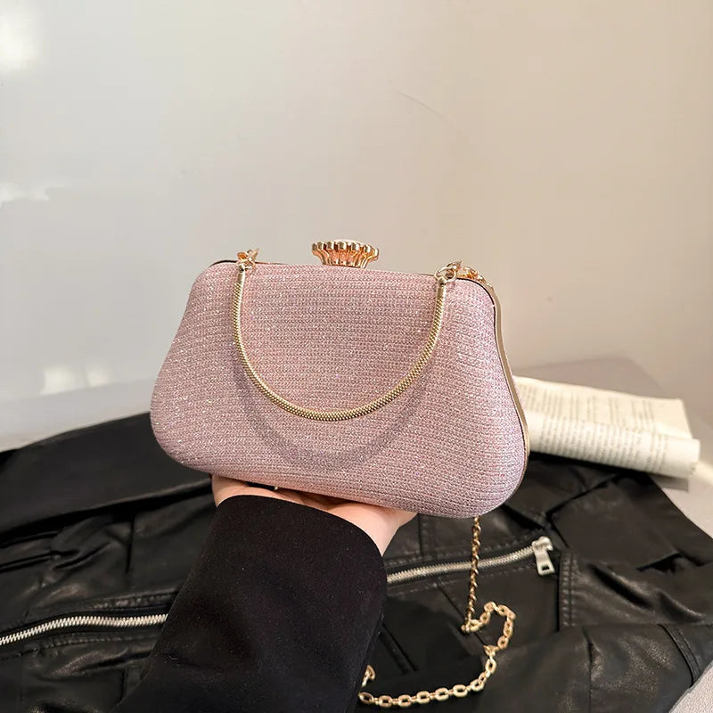 Glitter Clutch/Hand Bag Available in 4 Colours
