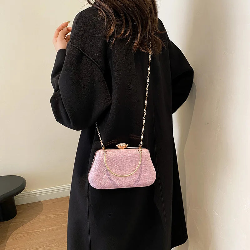 Glitter Clutch/Hand Bag Available in 4 Colours