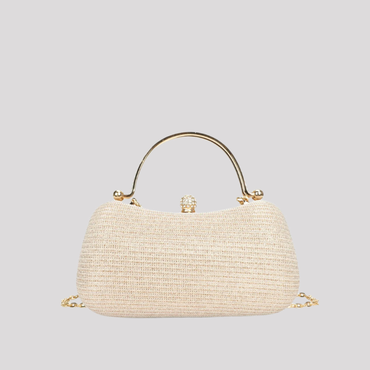 Diamonte Encrusted Double Handle Clutch, available in 5 colours