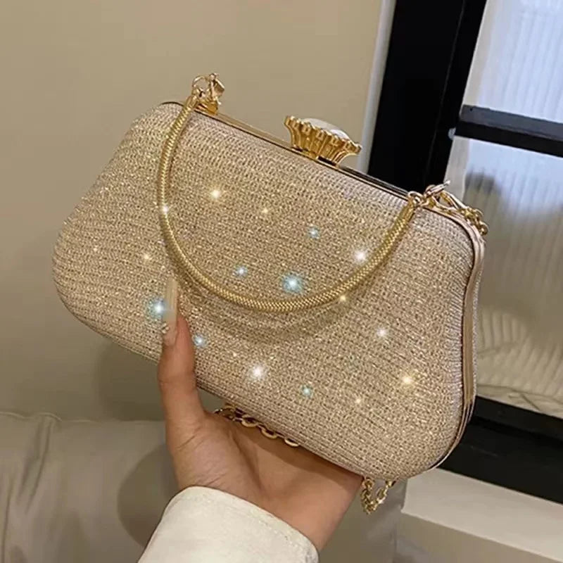 Glitter Clutch/Hand Bag Available in 4 Colours