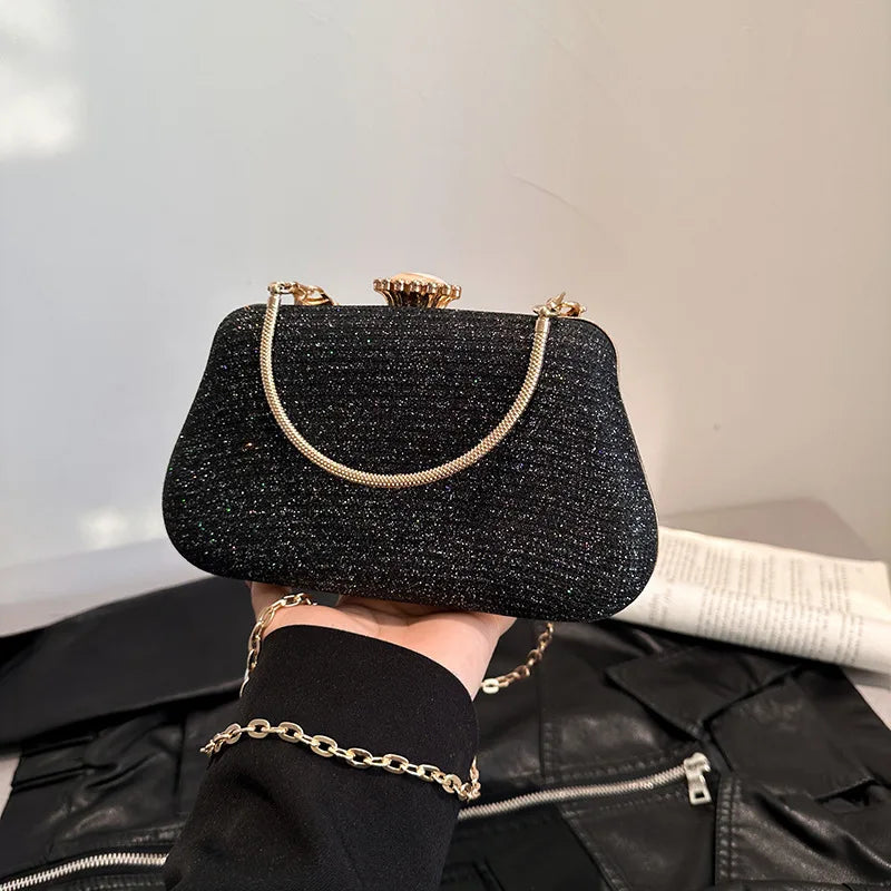 Glitter Clutch/Hand Bag Available in 4 Colours