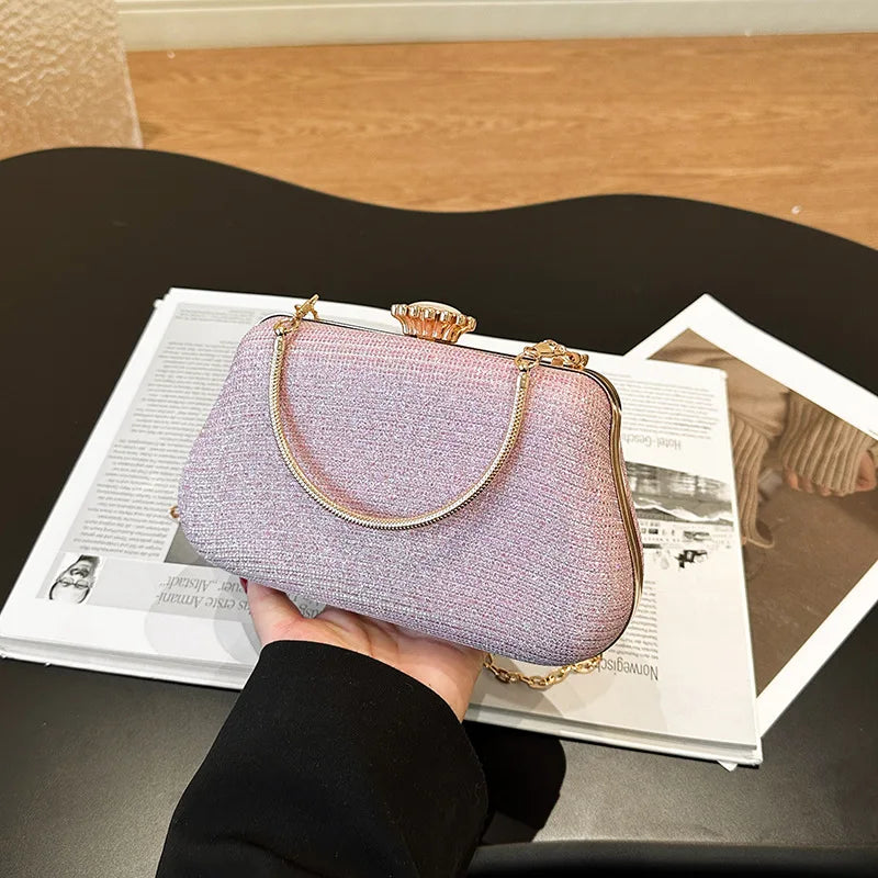 Glitter Clutch/Hand Bag Available in 4 Colours