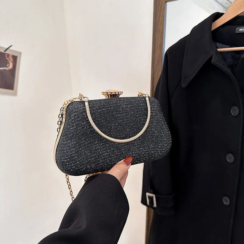 Glitter Clutch/Hand Bag Available in 4 Colours