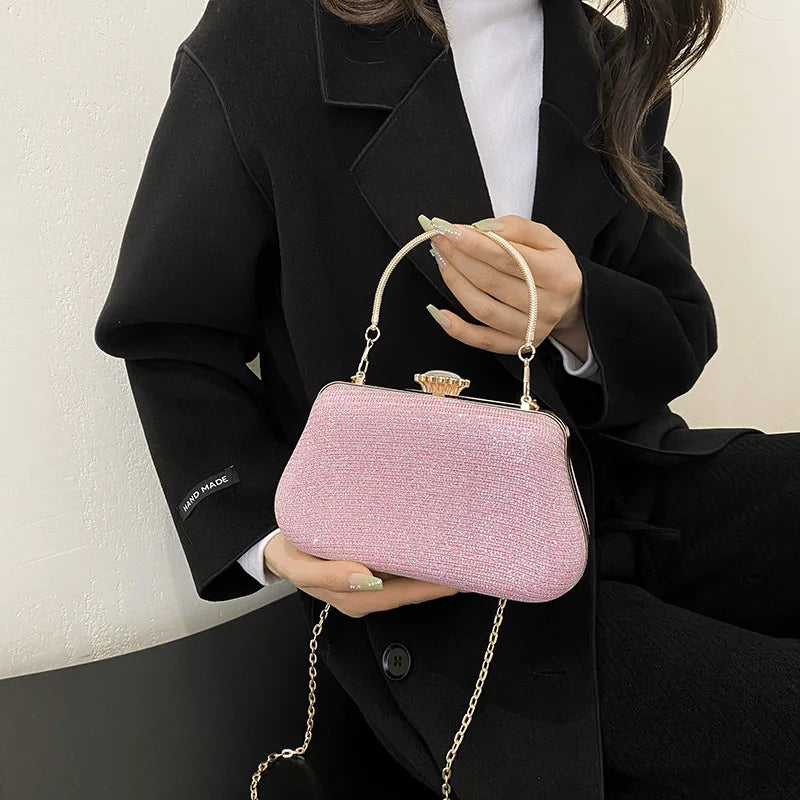 Glitter Clutch/Hand Bag Available in 4 Colours