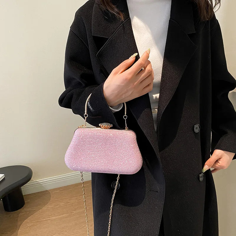 Glitter Clutch/Hand Bag Available in 4 Colours