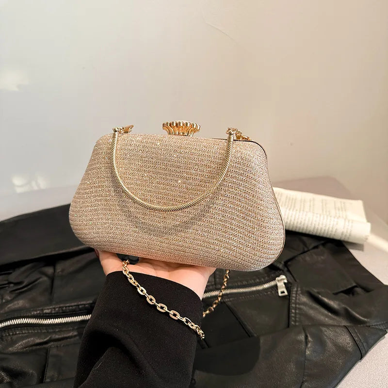 Glitter Clutch/Hand Bag Available in 4 Colours
