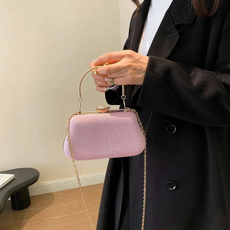 Glitter Clutch/Hand Bag Available in 4 Colours