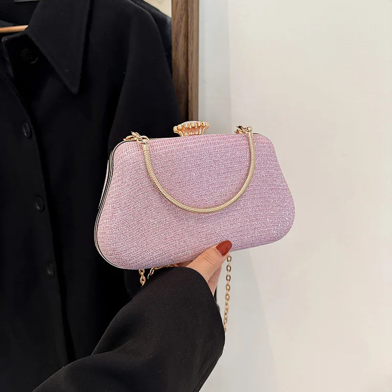 Glitter Clutch/Hand Bag Available in 4 Colours