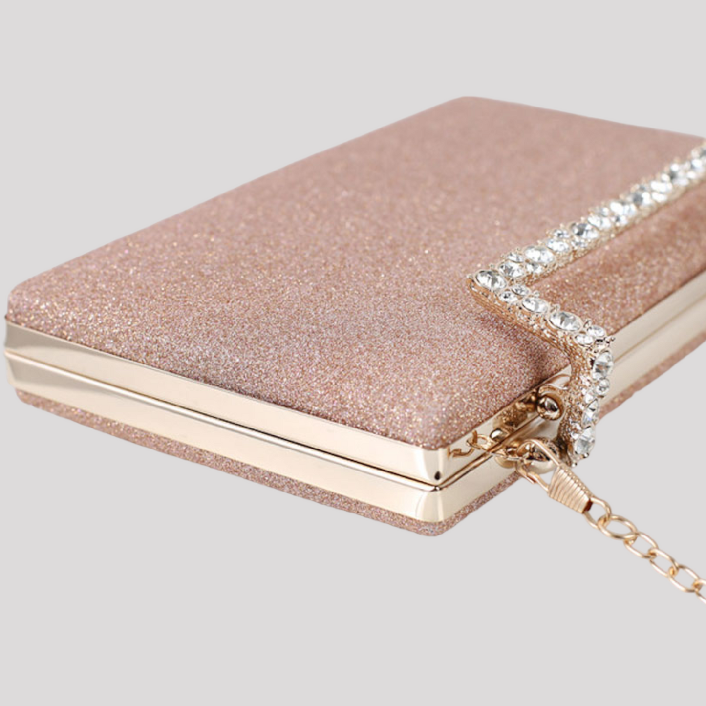 Crystal Handle Evening Clutch Bag available in 9 Colours