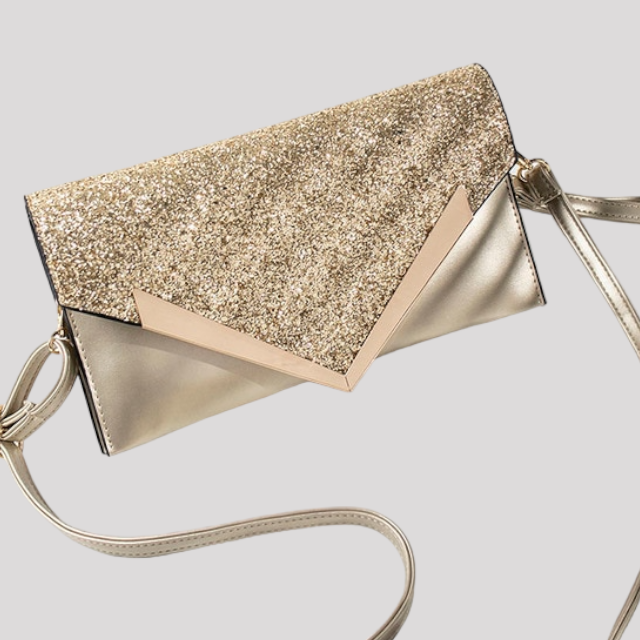 Envelope Clutch Bag with Gold Clasp Closure available in 3 Colours
