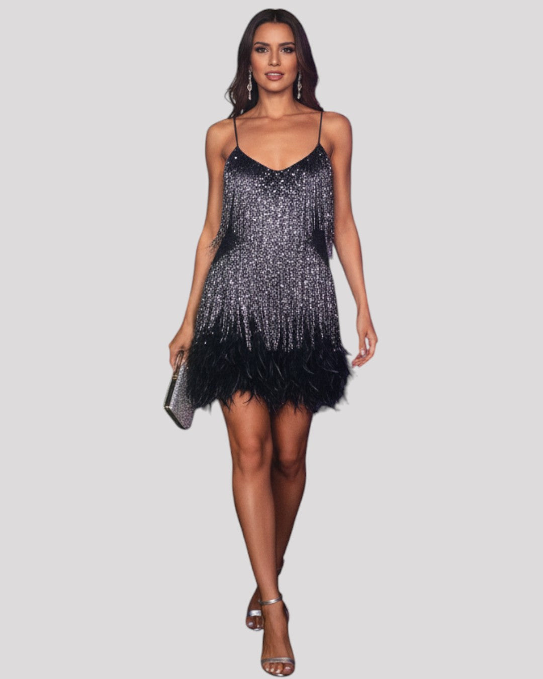 Gatsby Style with Straps and Cocktail Dress