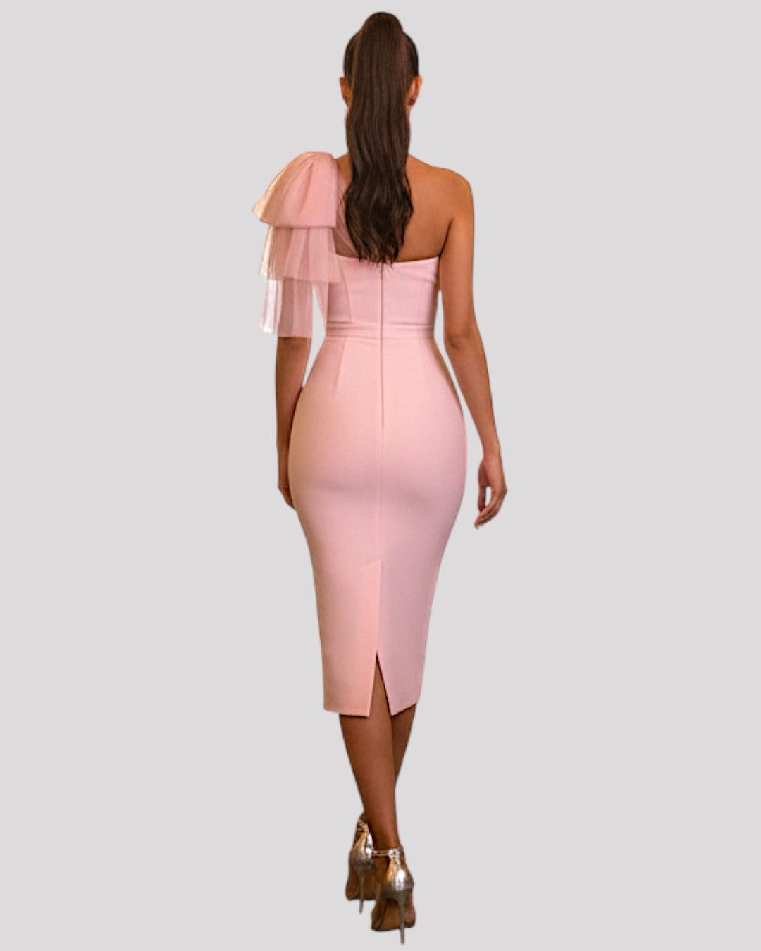 One Shoulder Bow, Strapless Cocktail Dress available in 3 colours