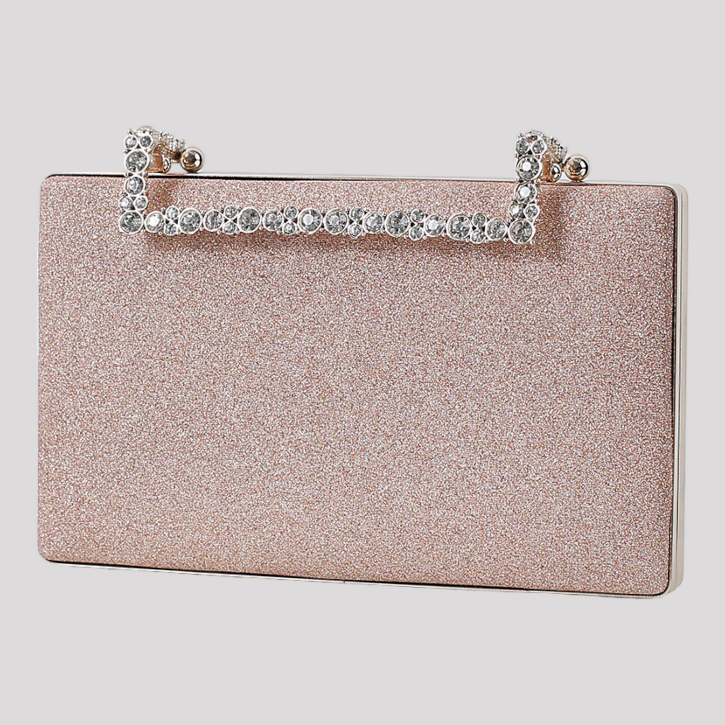 Crystal Handle Evening Clutch Bag available in 9 Colours