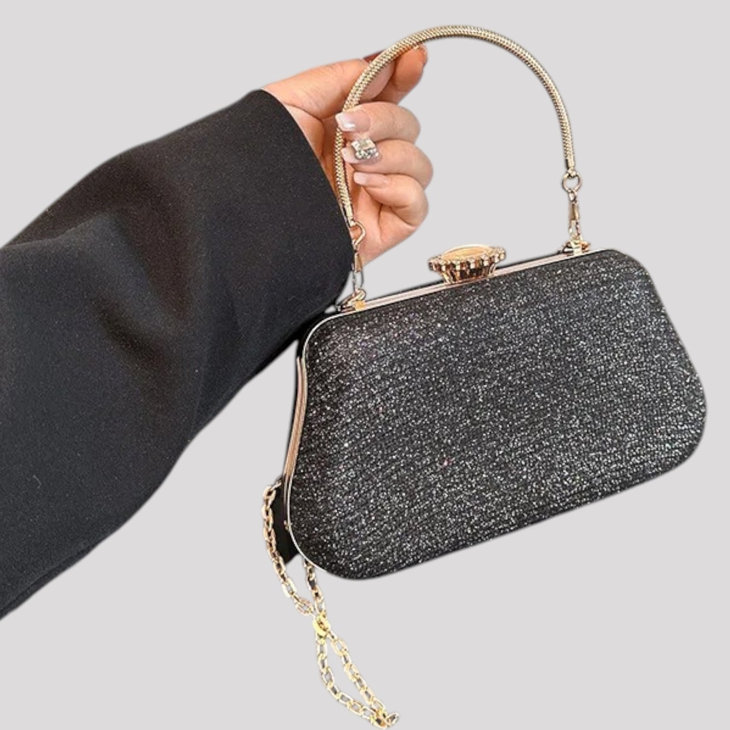 Glitter Clutch/Hand Bag Available in 4 Colours