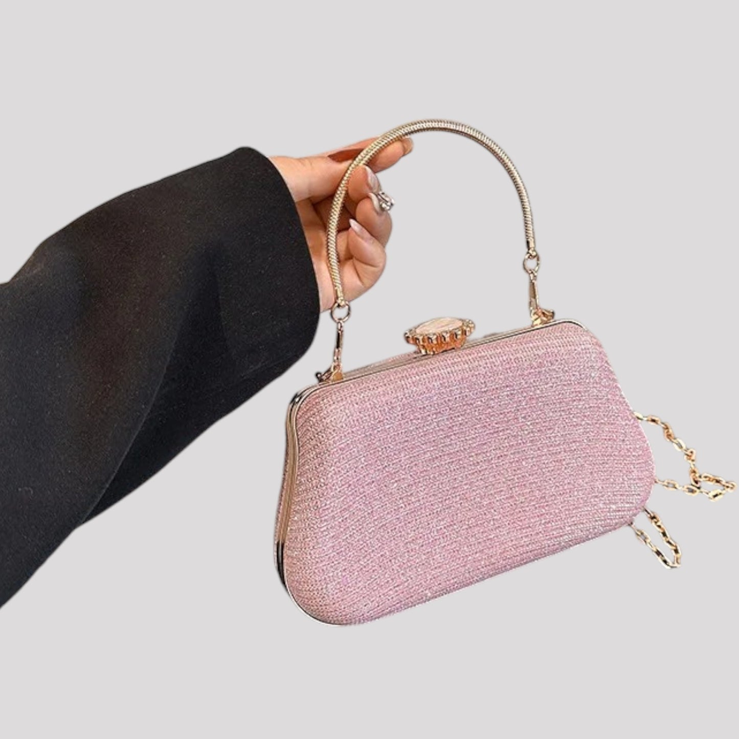 Glitter Clutch/Hand Bag Available in 4 Colours