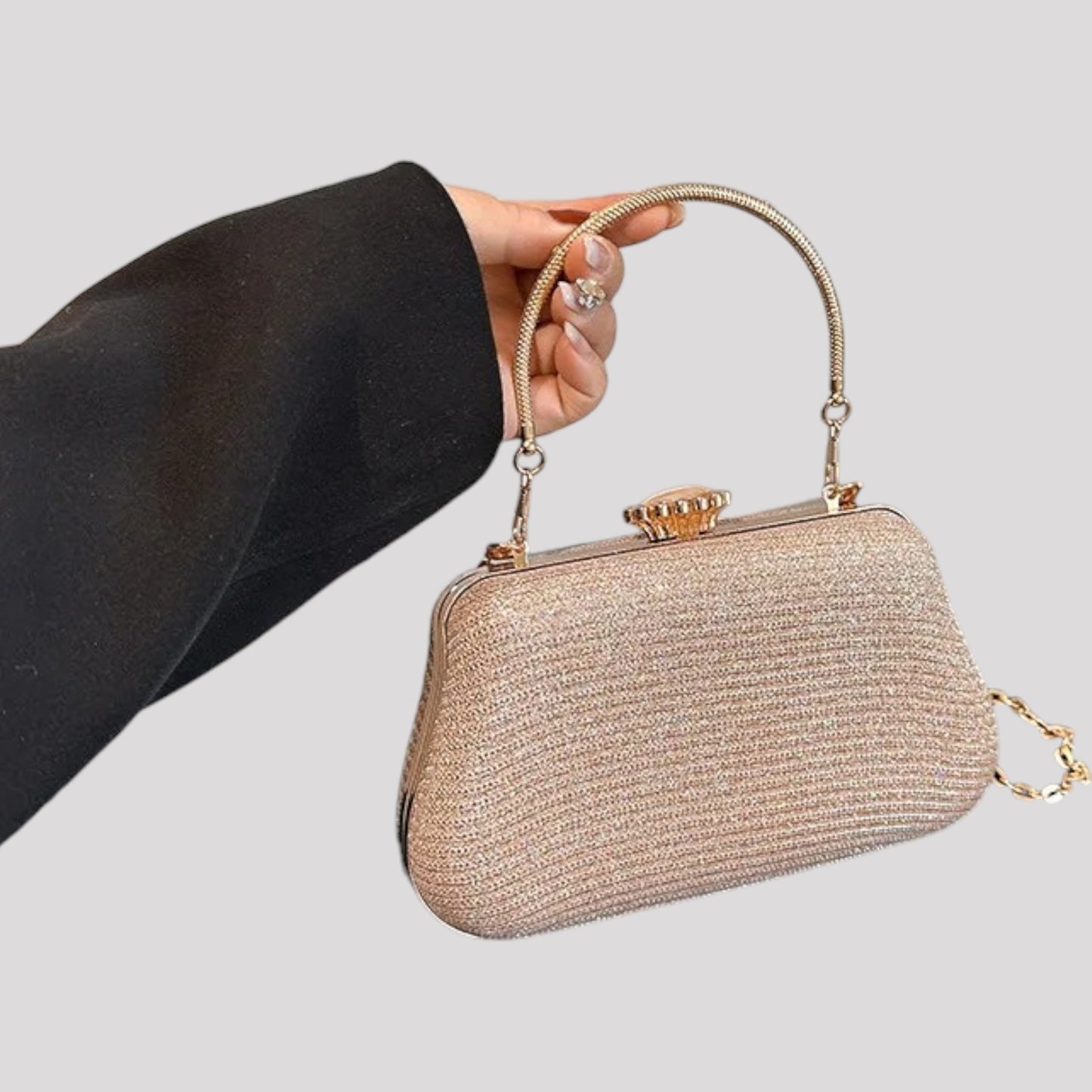 Glitter Clutch/Hand Bag Available in 4 Colours