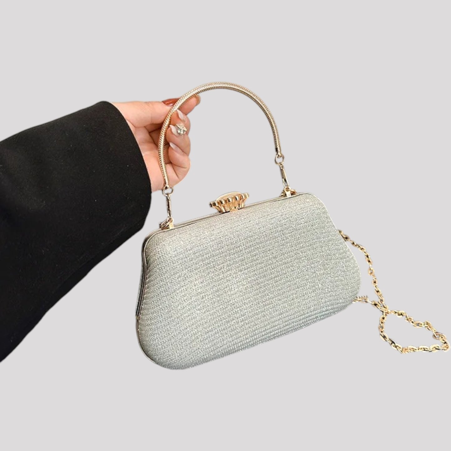 Glitter Clutch/Hand Bag Available in 4 Colours