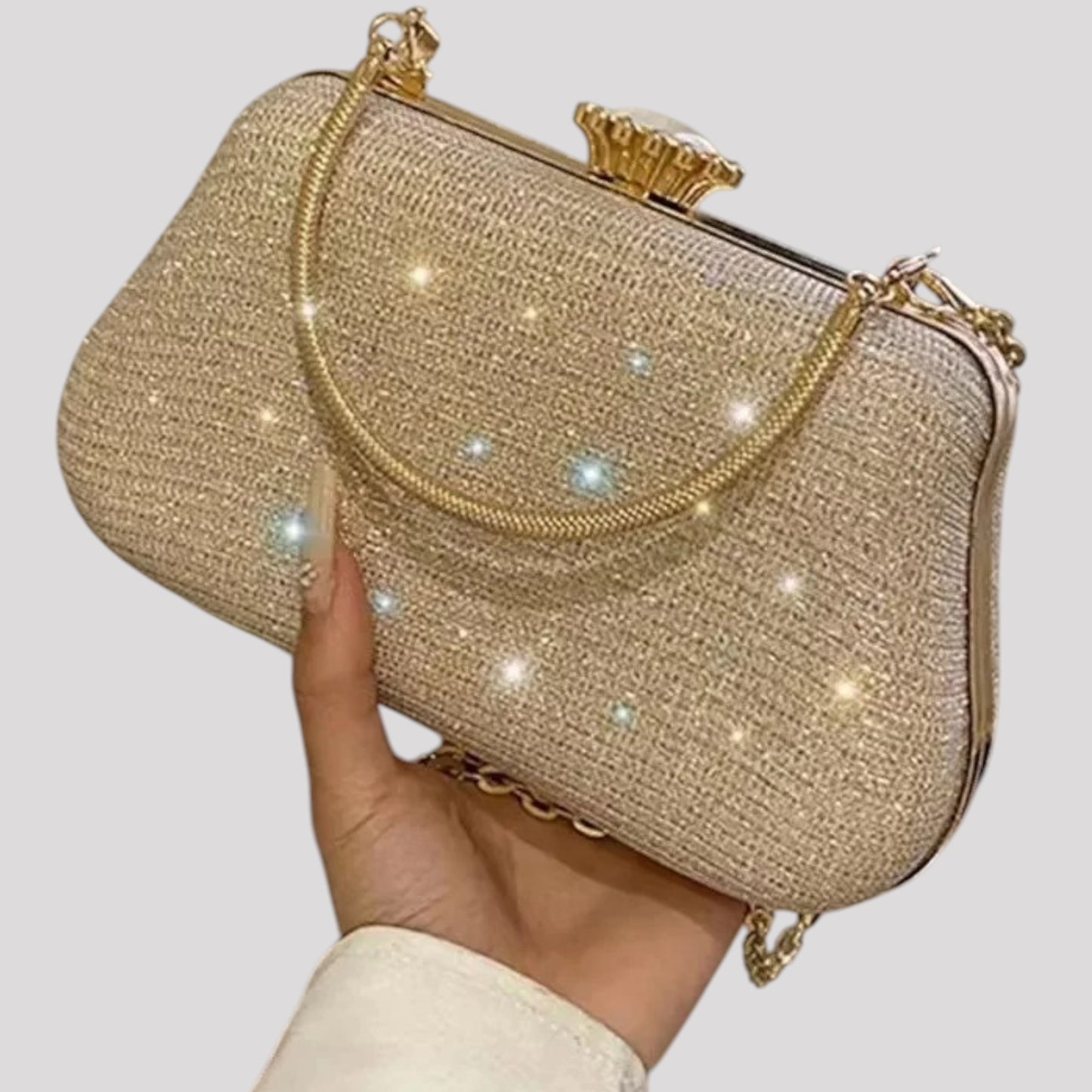 Glitter Clutch/Hand Bag Available in 4 Colours