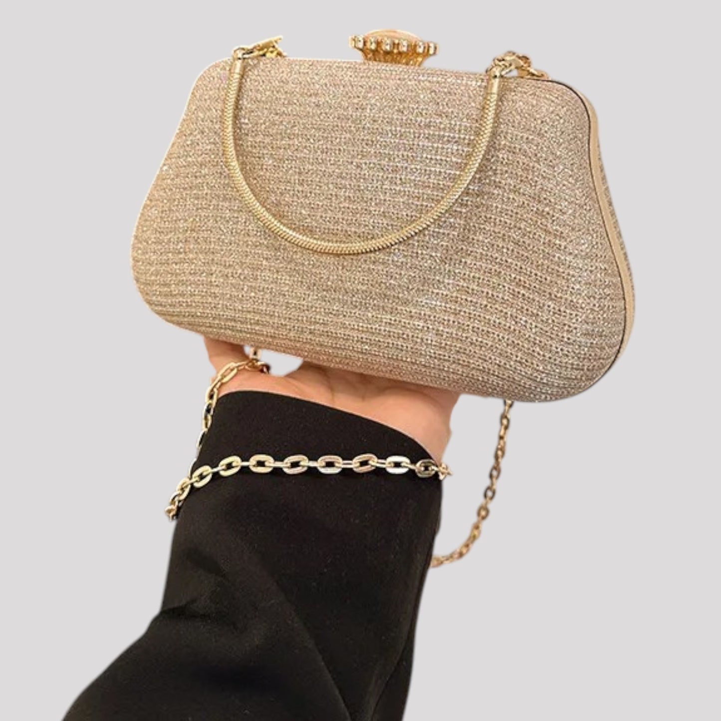 Glitter Clutch/Hand Bag Available in 4 Colours