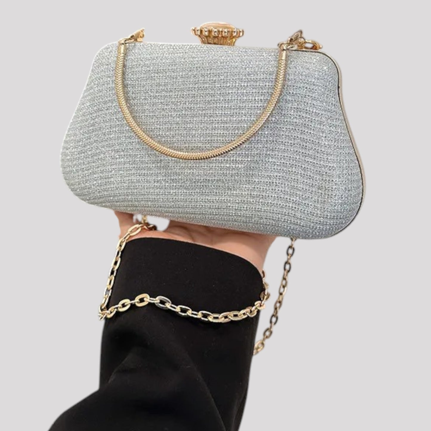 Glitter Clutch/Hand Bag Available in 4 Colours