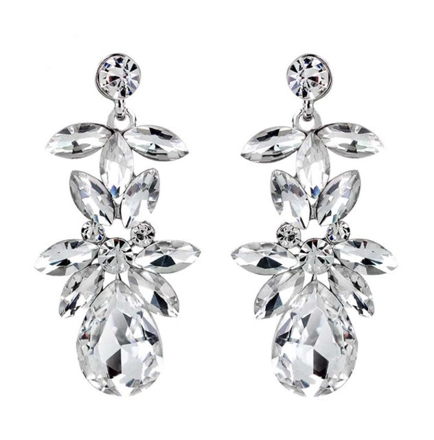 Crystal Cluster Earrings